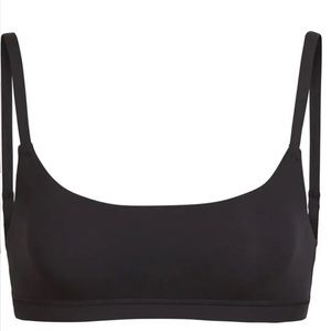 SKIMS Fits Everybody Scoop Neck Bralette, Onyx XS